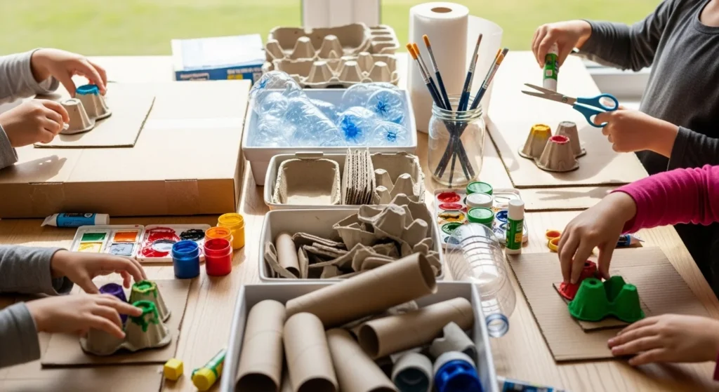 21 Crafts for Kids with Recycled Materials for Creative and Budget-Friendly Fun