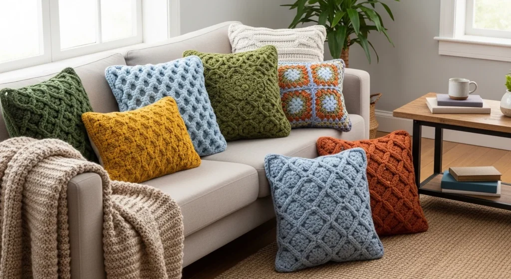23 Crochet Pillow Ideas That Instantly Elevate Your Living Space