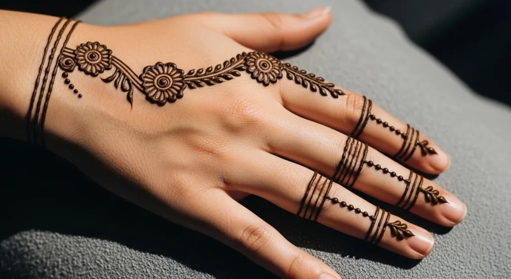 10 Simple Front Hand Mehndi Designs That Look Stylish and Clean