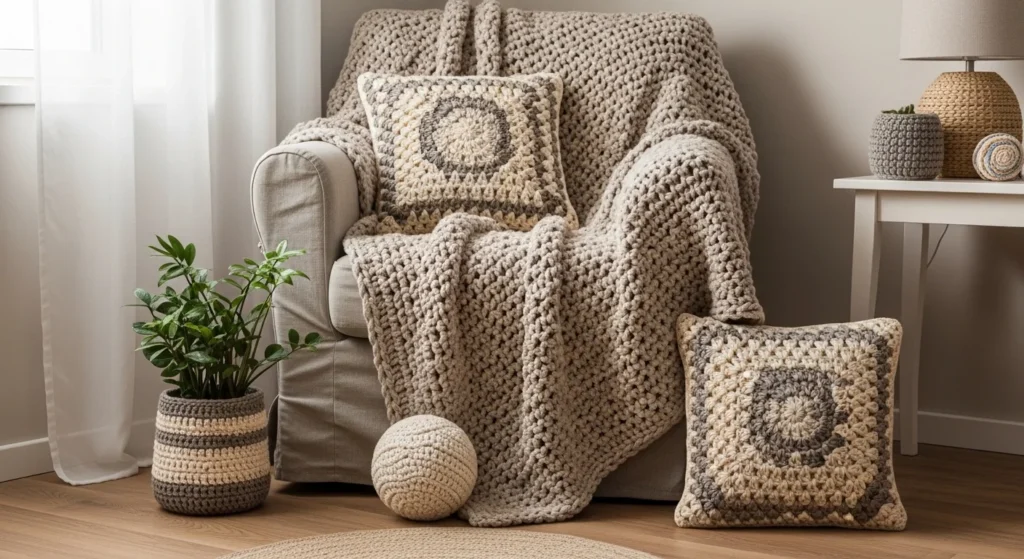 24 Crochet Home Decor Ideas That Add Cozy Charm to Any Room