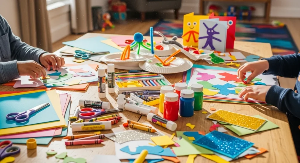 11 Easy Crafts for Kids for Relaxed and Fun Creative Time