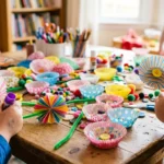 11 Cupcake Liner Flowers Crafts for Kids for Bright and Creative Playtime