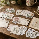 How to Make Vintage Aesthetic Stickers with Classic Charm
